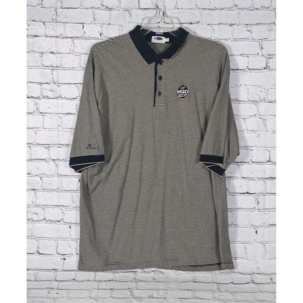 Miller Genuine Draft Men's XXL Tan SS Polo Shirt